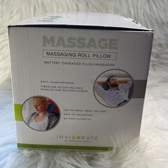 NEW MERIDIAN POINT Vibrating Massage Roll Pillow - Picture 5 of 15